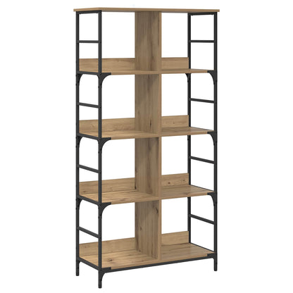 Boekenkast 4-laags 78,5 x 33 x 153 cm metaal PB