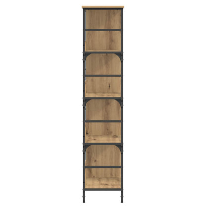Boekenkast 4-laags 78,5 x 33 x 153 cm metaal PB