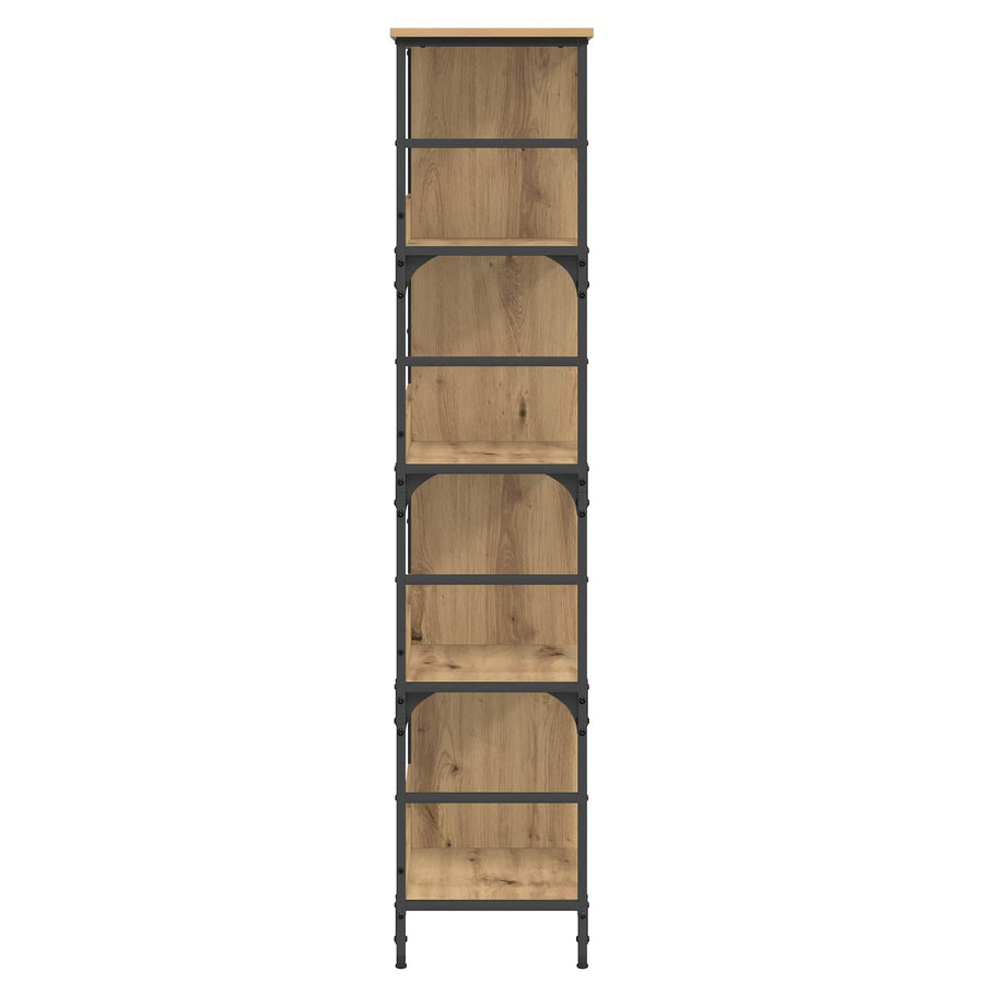 Boekenkast 4-laags 78,5 x 33 x 153 cm metaal PB