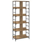 Boekenkast 4-laags 78,5 x 33 x 188,5 cm metaal PB