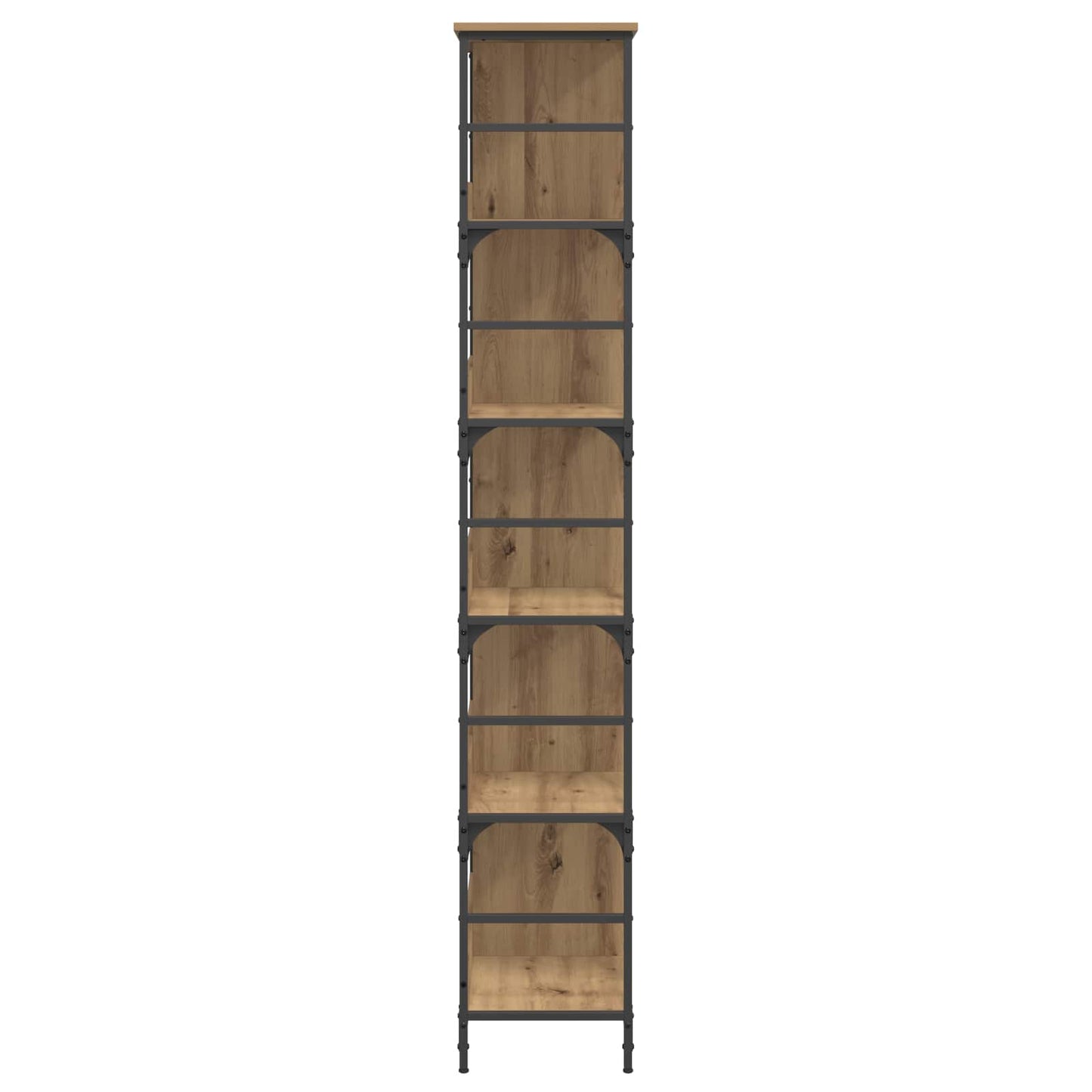 Boekenkast 4-laags 78,5 x 33 x 188,5 cm metaal PB