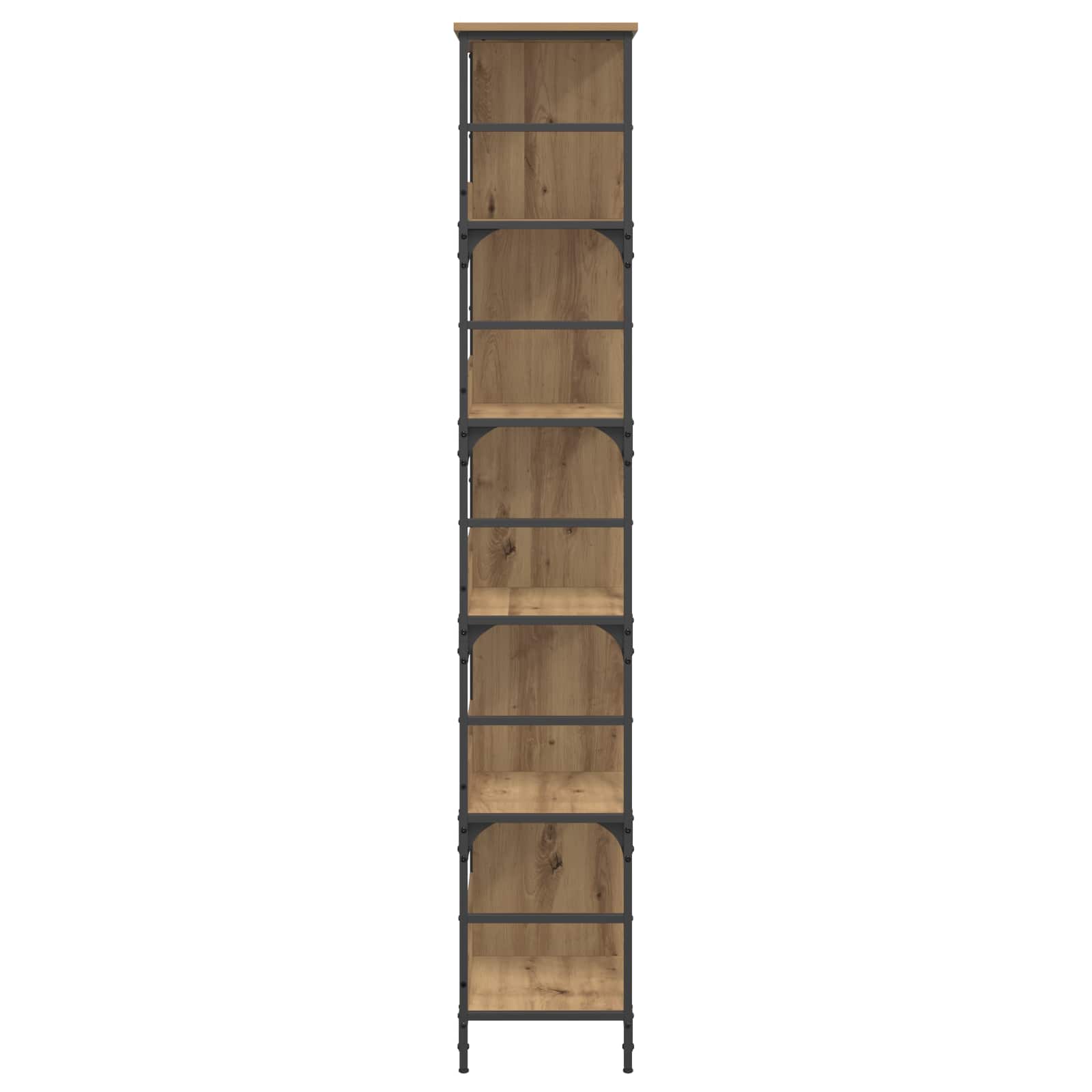 Boekenkast 4-laags 78,5 x 33 x 188,5 cm metaal PB