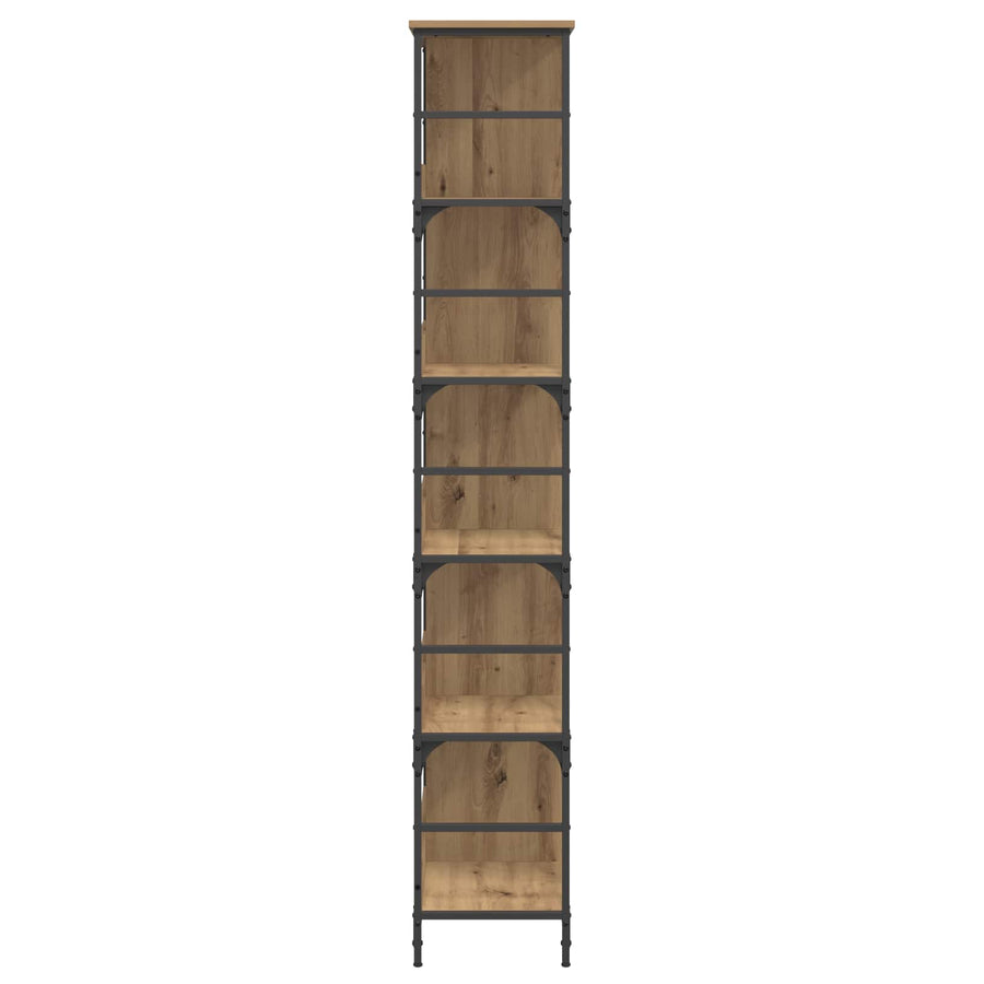 Boekenkast 4-laags 78,5 x 33 x 188,5 cm metaal PB