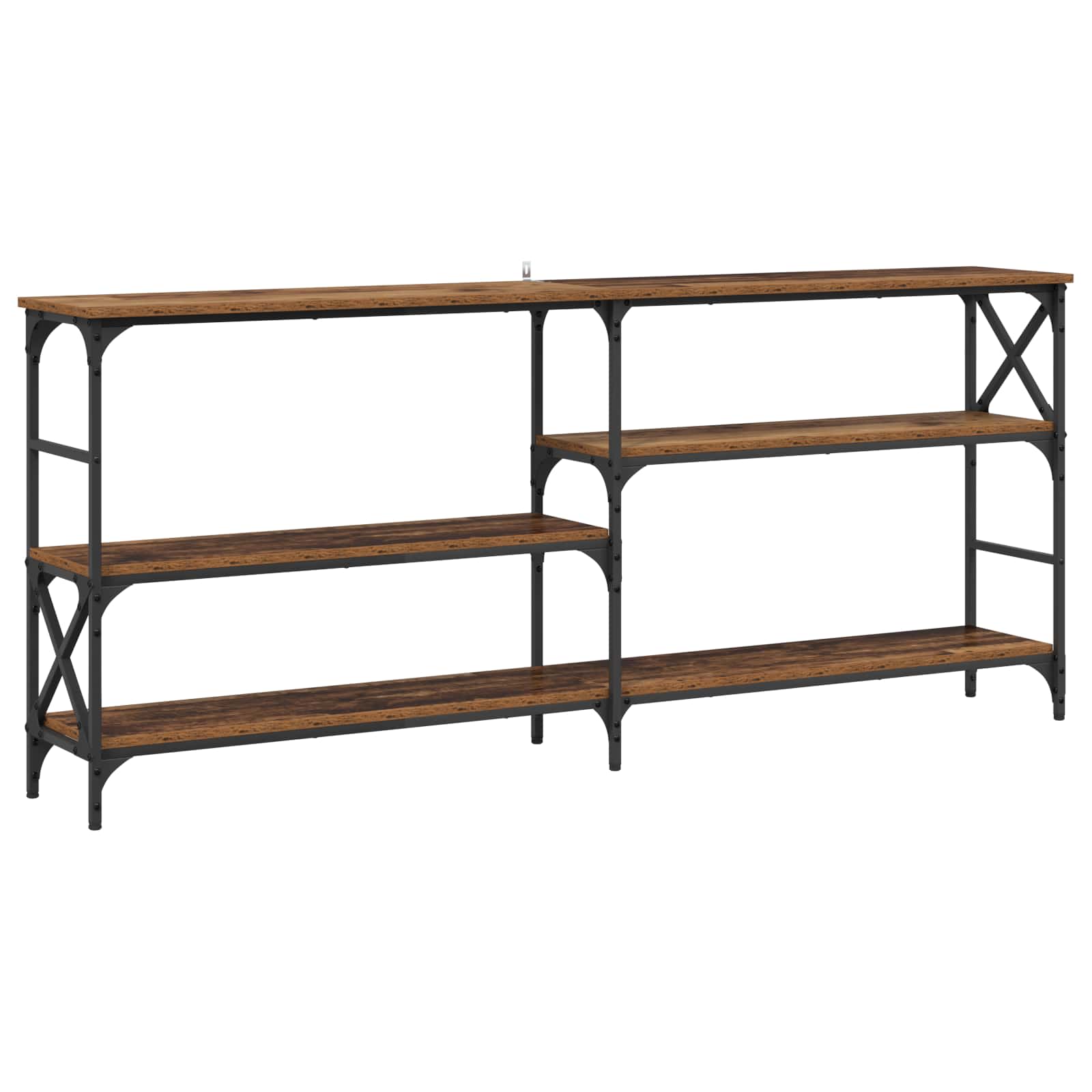Wandtafel Oud hout 180 x 29 x 76,5 cm metaal PB