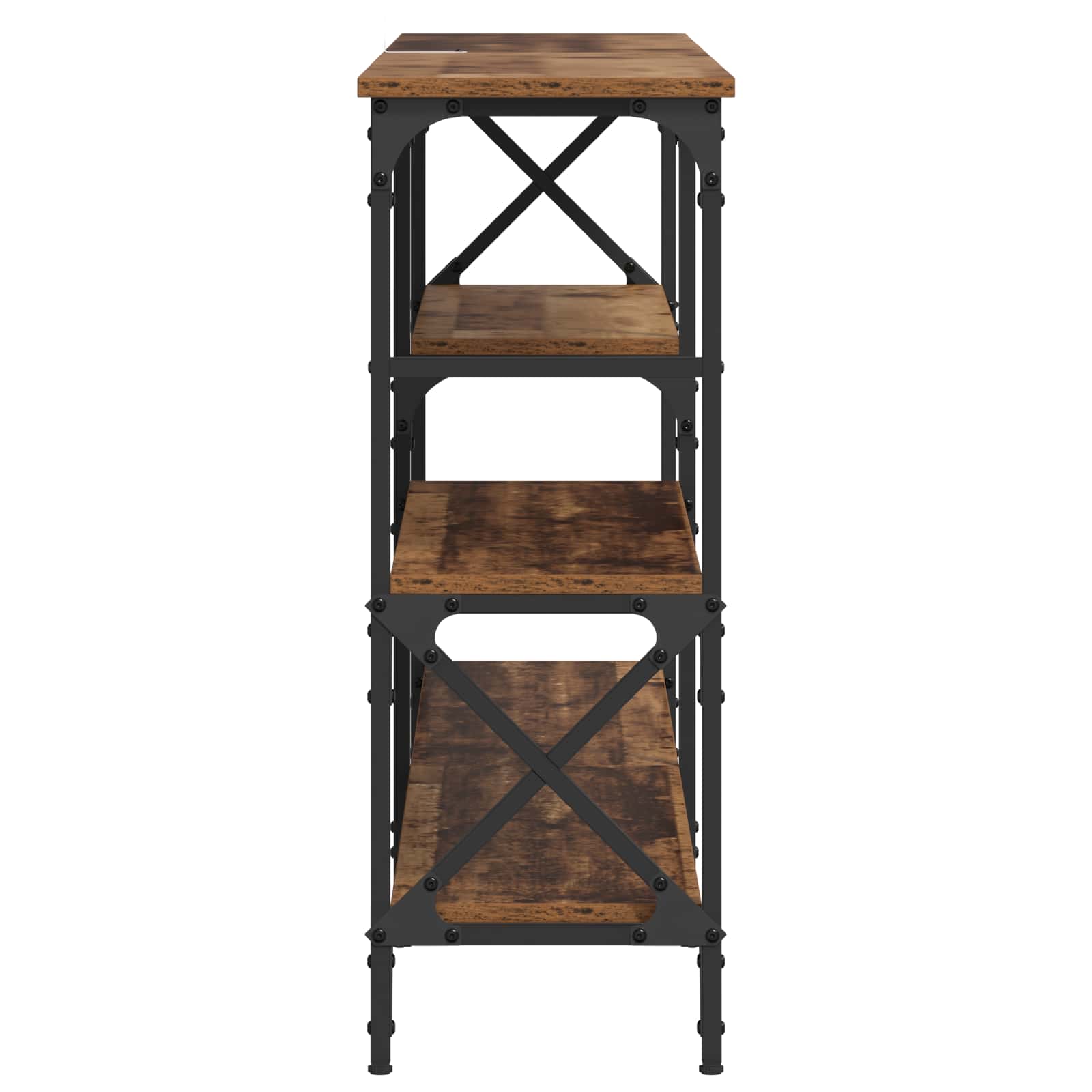 Wandtafel Oud hout 180 x 29 x 76,5 cm metaal PB