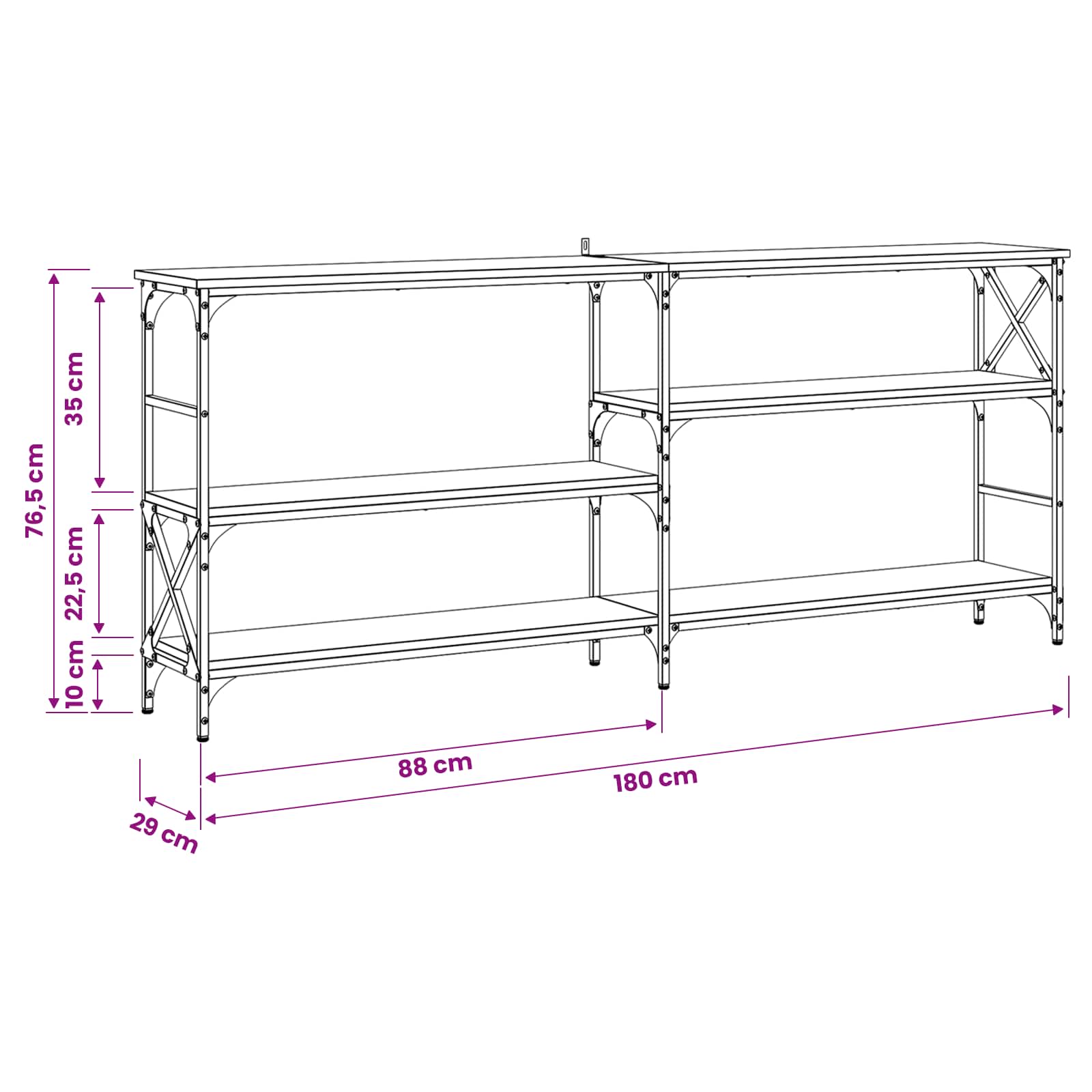 Wandtafel metaal PB