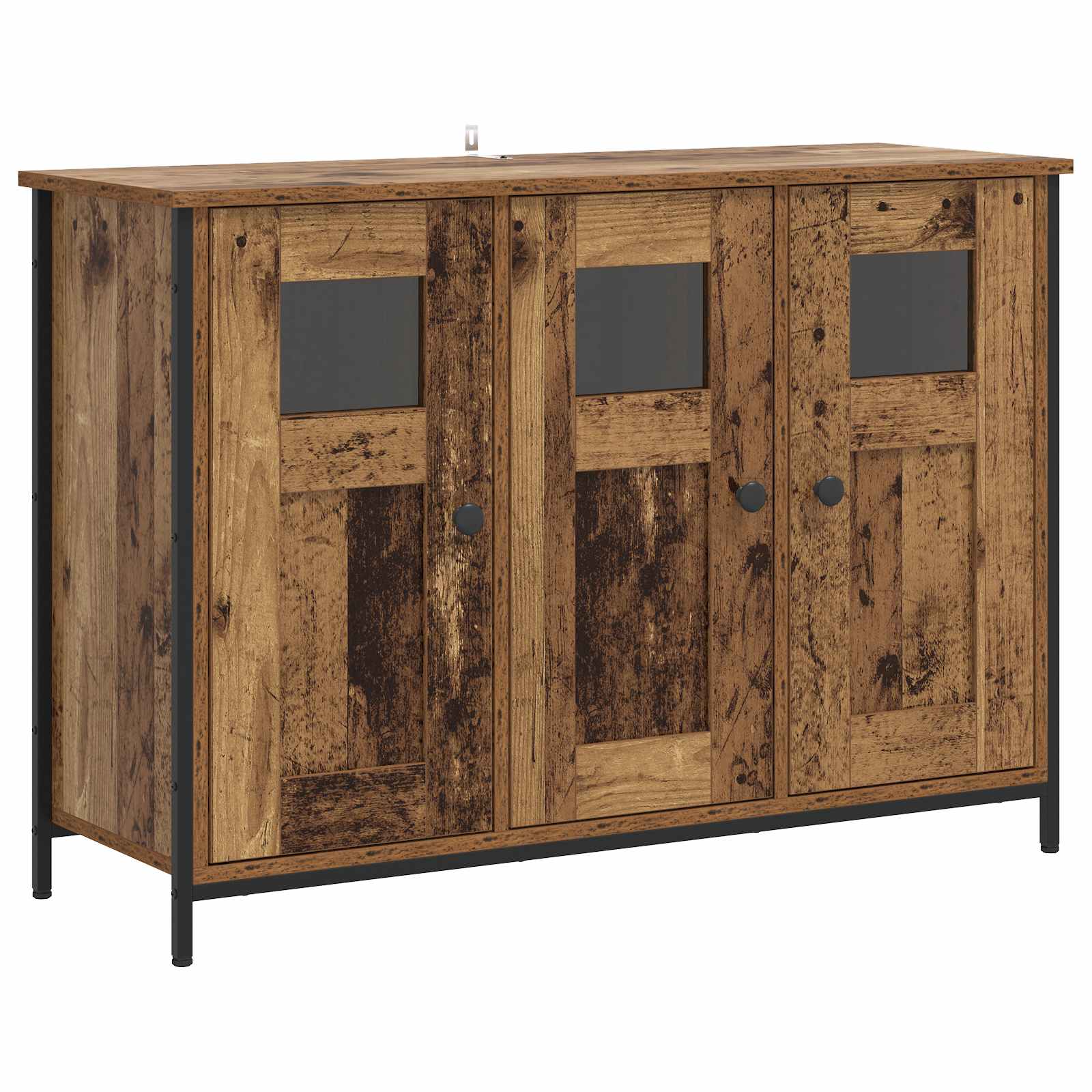Dressoir Oud hout 100 x 35 x 70 cm Bewerkt hout