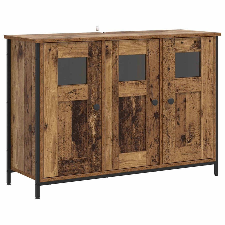 Dressoir Oud hout 100 x 35 x 70 cm Bewerkt hout