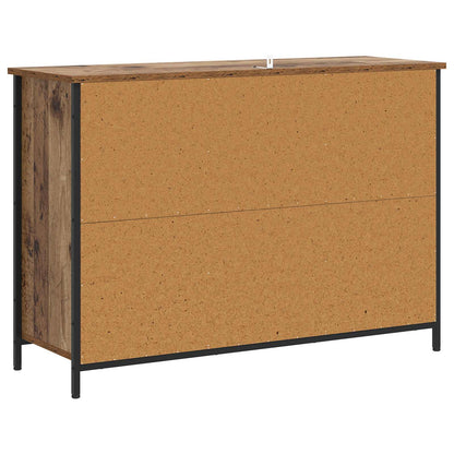Dressoir Oud hout 100 x 35 x 70 cm Bewerkt hout