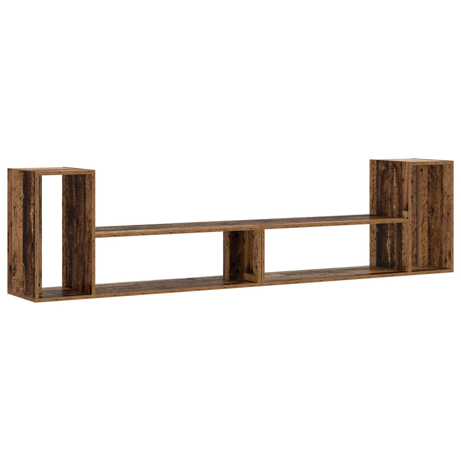 TV-kast 100 x 30 x 50 cm Oud hout Bewerkt hout