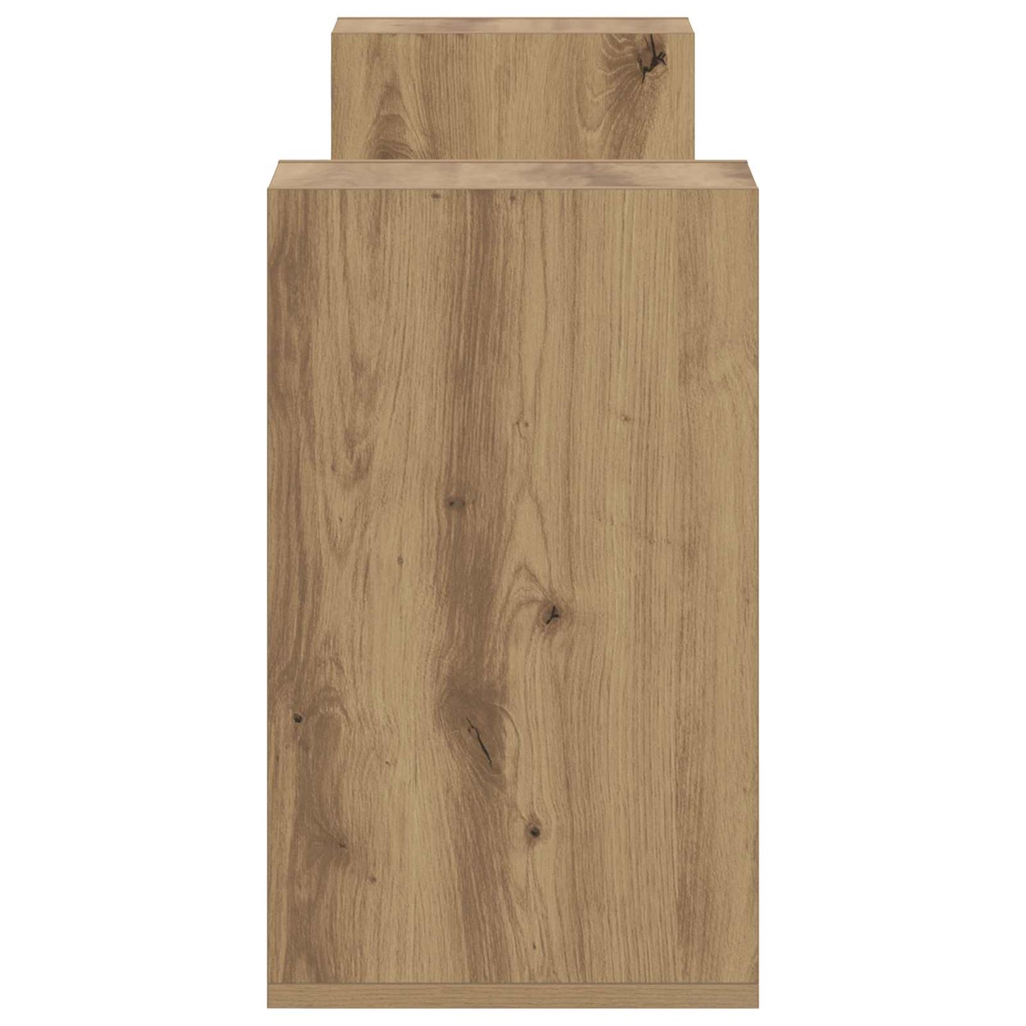 TV-kast 100 x 30 x 50 cm Artisanaal eiken Bewerkt hout