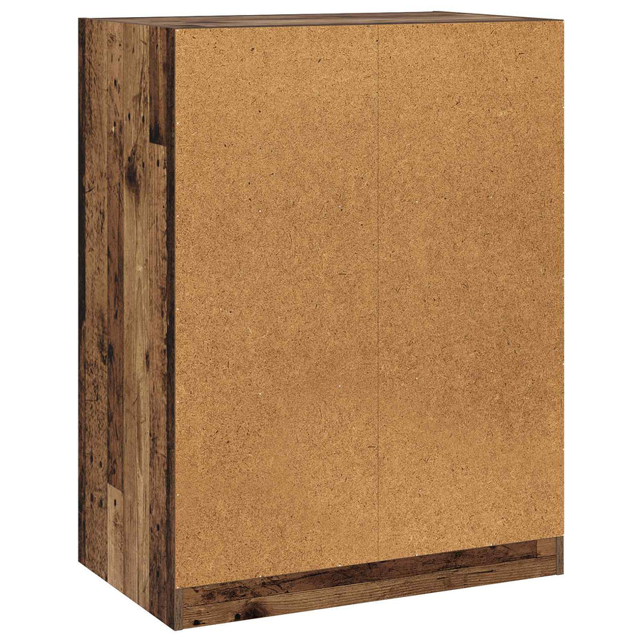 Kledingkast met plank met opslag Oud hout 77 x 48 x 102 cm PB