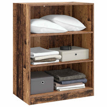 Kledingkast met plank met opslag Oud hout 77 x 48 x 102 cm PB