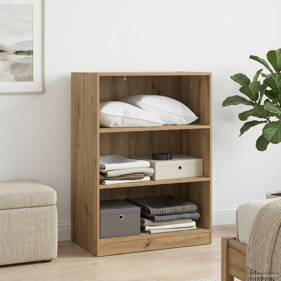 Kledingkast met plank Artisanaal eiken 77 x 48 x 102 cm PB