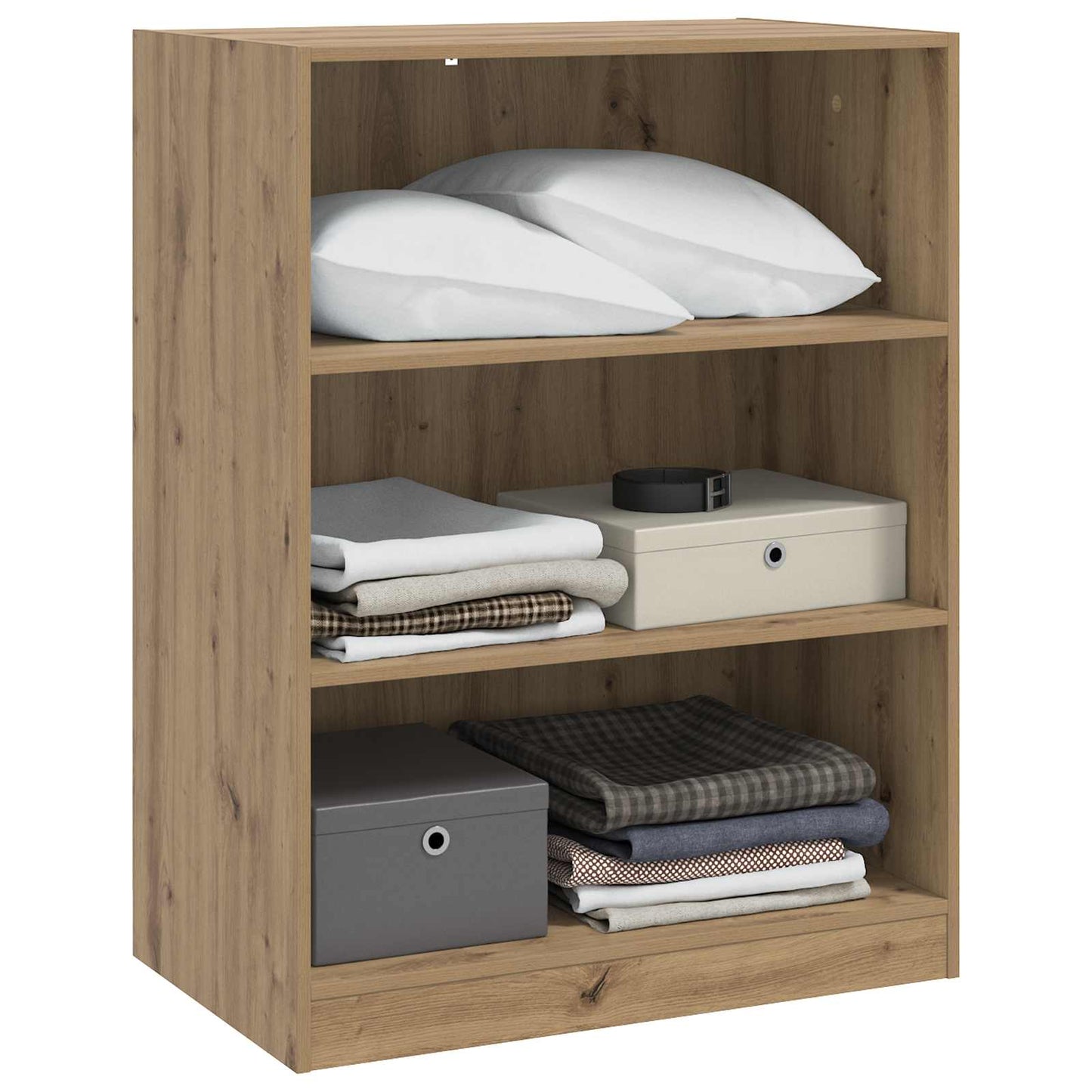 Kledingkast met plank Artisanaal eiken 77 x 48 x 102 cm PB