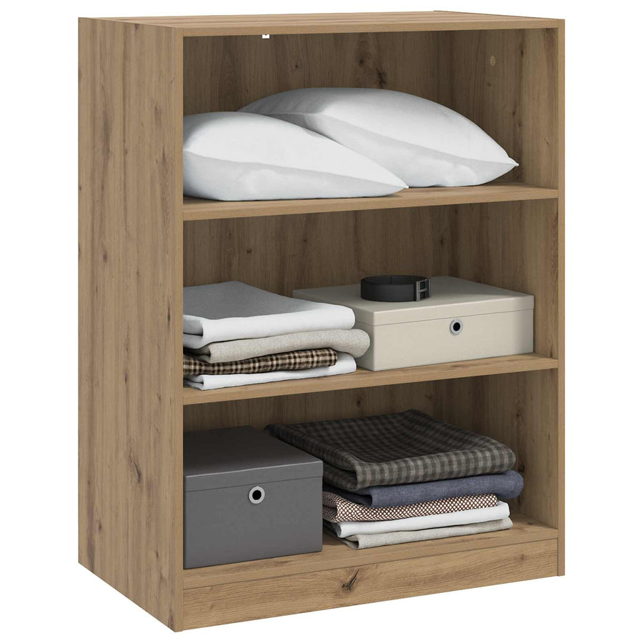 Kledingkast met plank Artisanaal eiken 77 x 48 x 102 cm PB