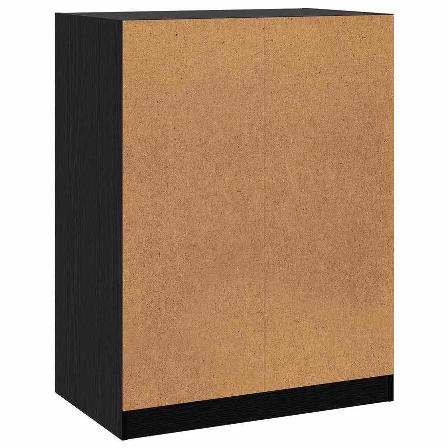 Kledingkast met plank Zwart eiken 77 x 48 x 102 cm PB