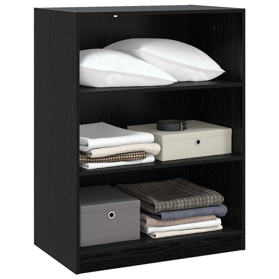 Kledingkast met plank Zwart eiken 77 x 48 x 102 cm PB