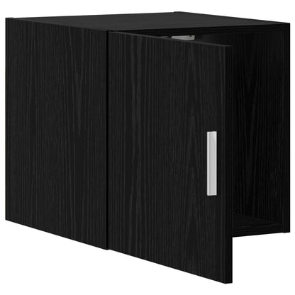 Wandkast Zwart eiken 40 x 42,5 x 40 cm Bewerkt hout