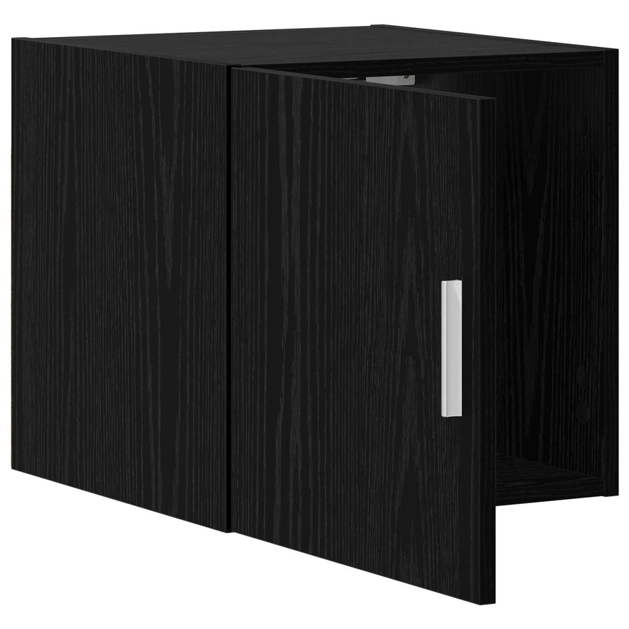 Wandkast Zwart eiken 40 x 42,5 x 40 cm Bewerkt hout