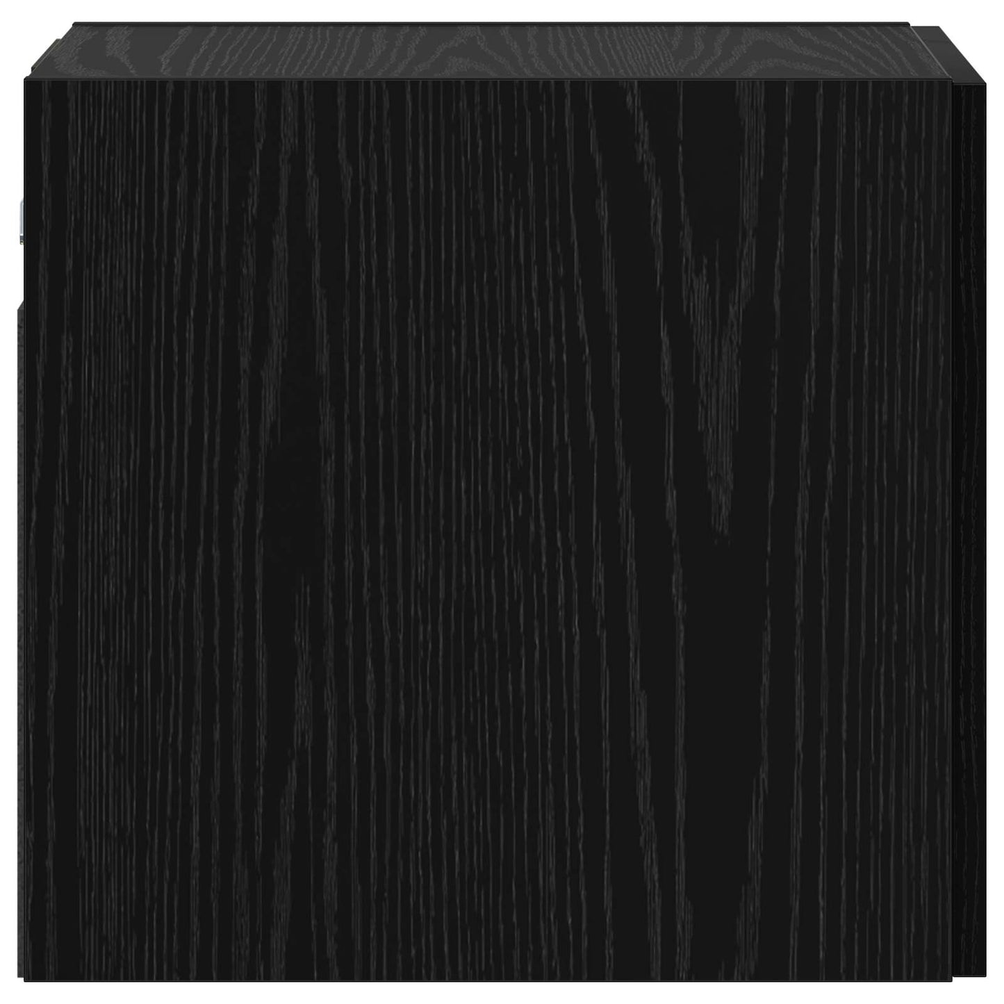 Wandkast Zwart eiken 40 x 42,5 x 40 cm Bewerkt hout