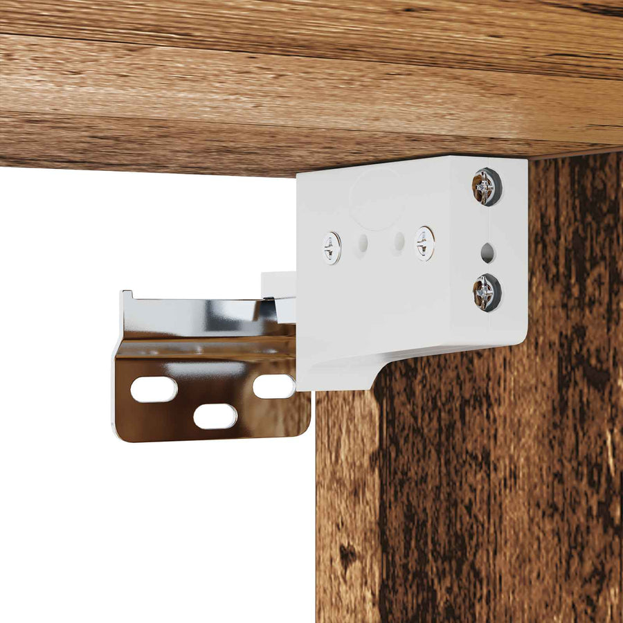 Wandkast Oud hout 45 x 42,5 x 40 cm Bewerkt hout