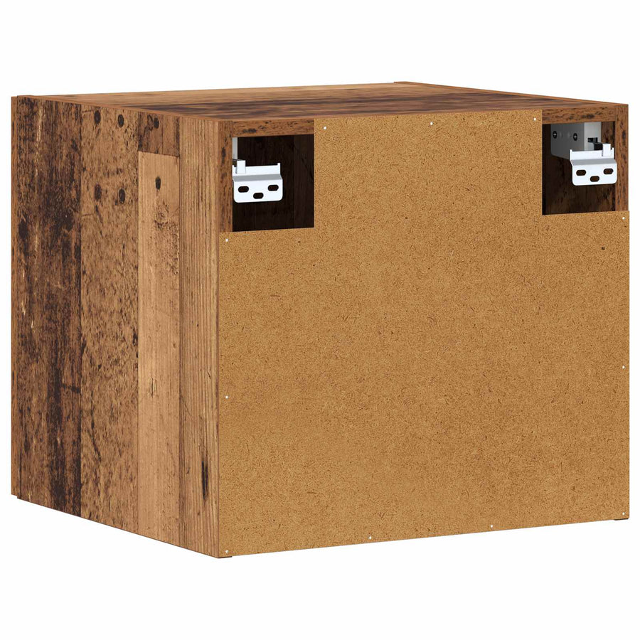 Wandkast Oud hout 45 x 42,5 x 40 cm Bewerkt hout