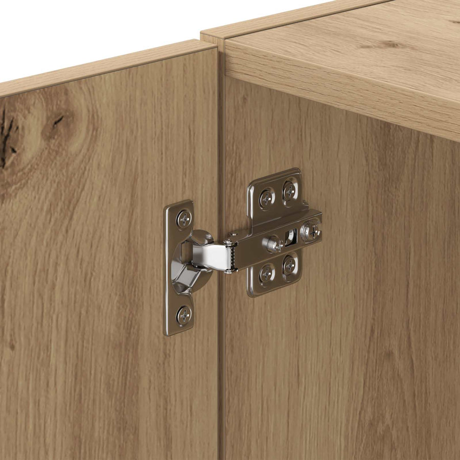 Wandkast Artisanaal eiken 45 x 42,5 x 40 cm Bewerkt hout