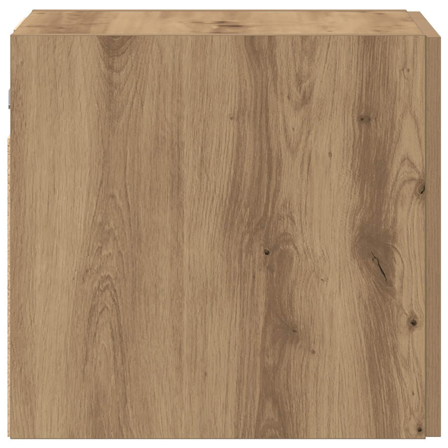 Wandkast Artisanaal eiken 45 x 42,5 x 40 cm Bewerkt hout