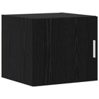 Wandkast Zwart eiken 45 x 42,5 x 40 cm Bewerkt hout