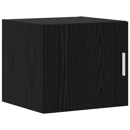 Wandkast Zwart eiken 45 x 42,5 x 40 cm Bewerkt hout