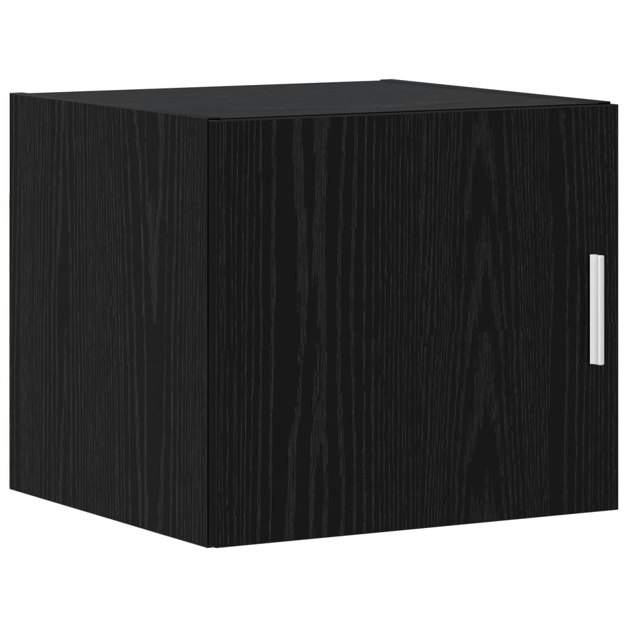 Wandkast Zwart eiken 45 x 42,5 x 40 cm Bewerkt hout