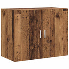Wandkast Oud hout 80 x 42,5 x 64 cm Bewerkt hout