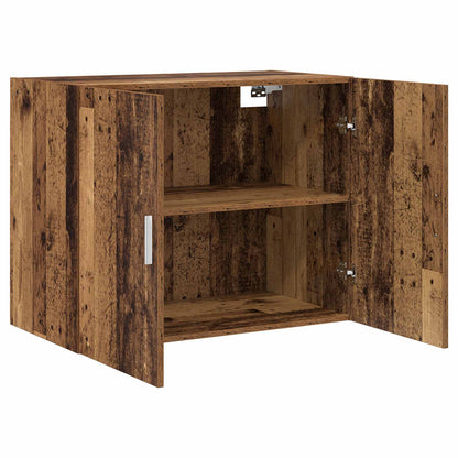 Wandkast Oud hout 80 x 42,5 x 64 cm Bewerkt hout