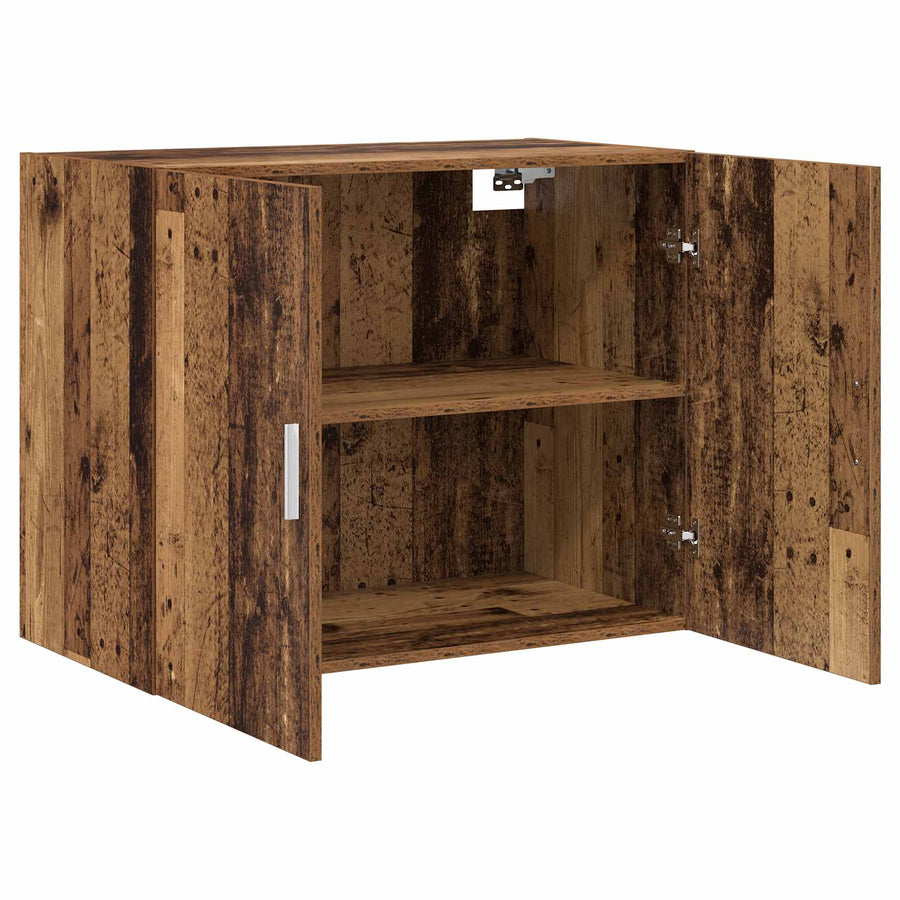 Wandkast Oud hout 80 x 42,5 x 64 cm Bewerkt hout
