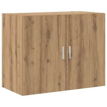 Wandkast Artisanaal eiken 80 x 42,5 x 64 cm Bewerkt hout