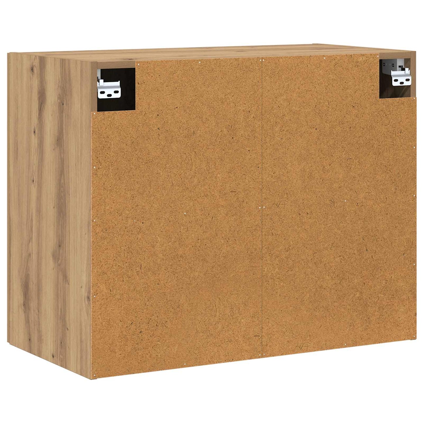 Wandkast Artisanaal eiken 80 x 42,5 x 64 cm Bewerkt hout