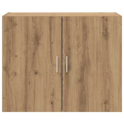 Wandkast Artisanaal eiken 80 x 42,5 x 64 cm Bewerkt hout