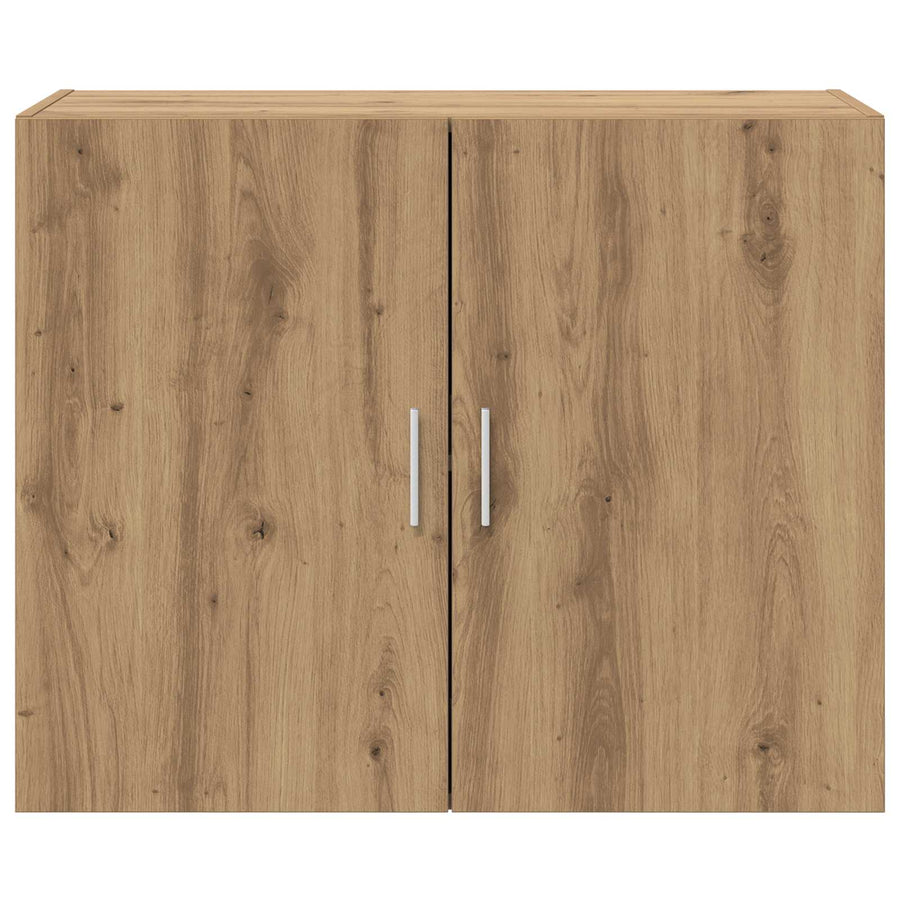 Wandkast Artisanaal eiken 80 x 42,5 x 64 cm Bewerkt hout