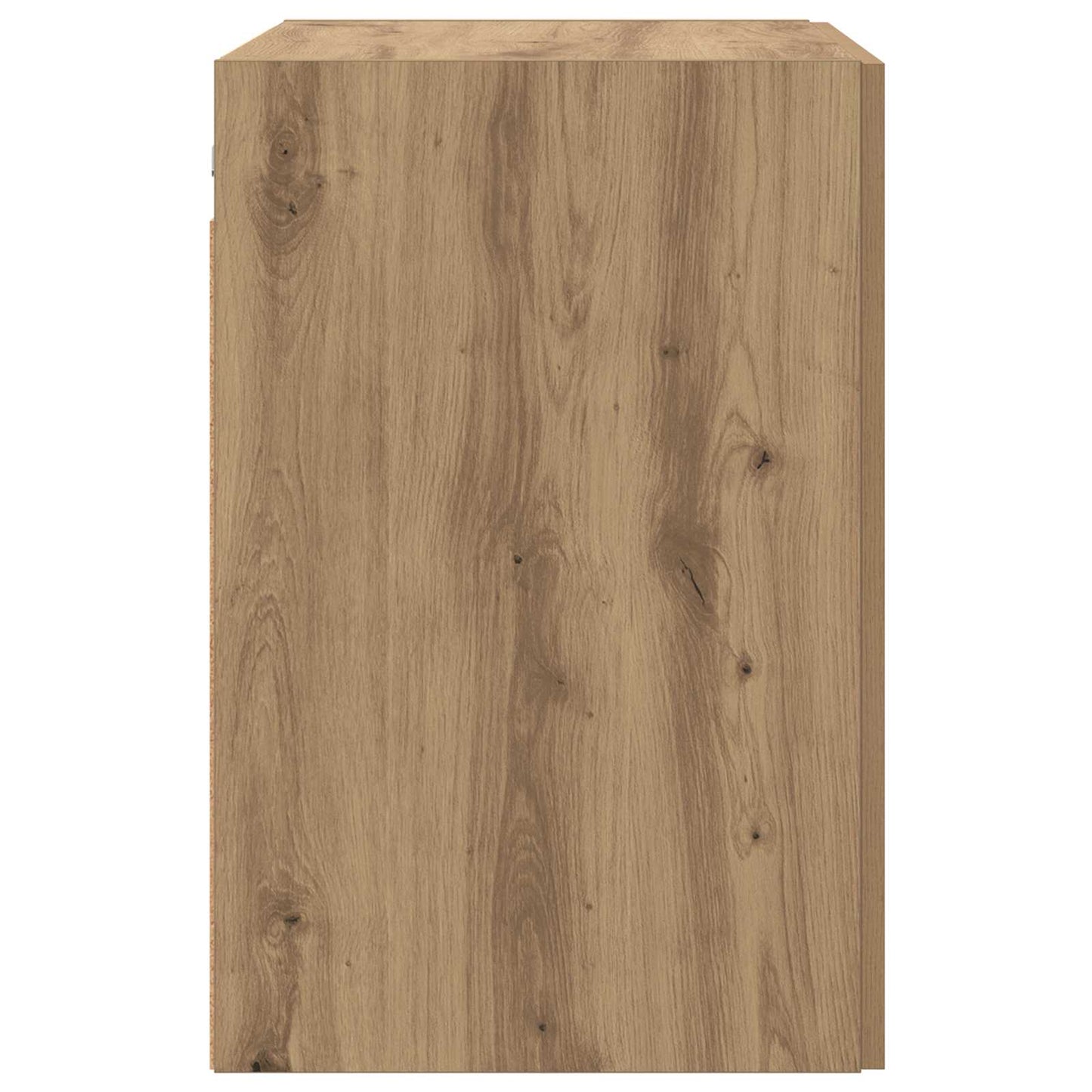 Wandkast Artisanaal eiken 80 x 42,5 x 64 cm Bewerkt hout