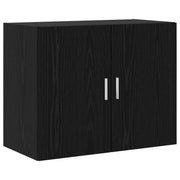 Wandkast 80x42,5x64 cm zwart eiken