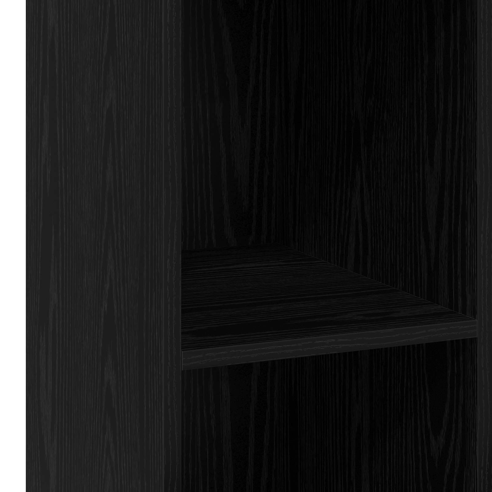 Dressoir Zwart eiken 30 x 41 x 93 cm Bewerkt hout