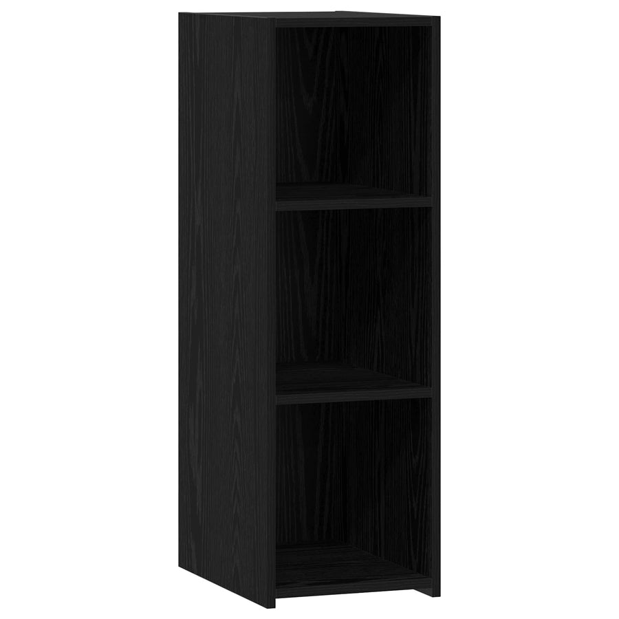 Dressoir Zwart eiken 30 x 41 x 93 cm Bewerkt hout