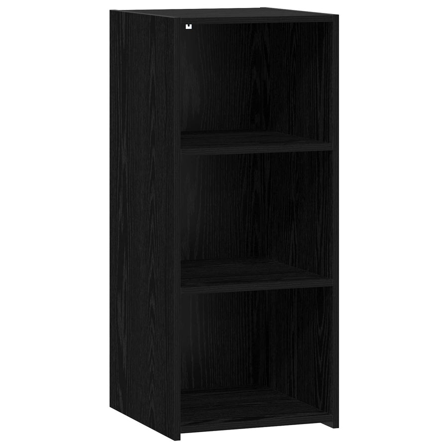 Dressoir Zwart eiken 40 x 41 x 93 cm Bewerkt hout