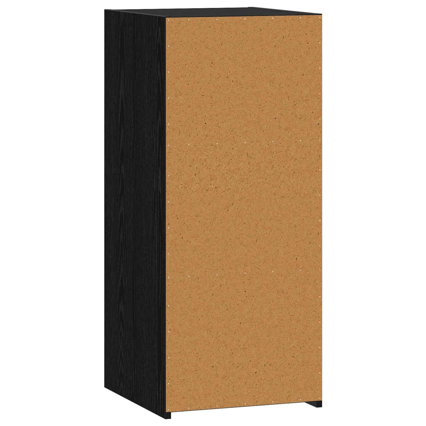 Dressoir Zwart eiken 40 x 41 x 93 cm Bewerkt hout