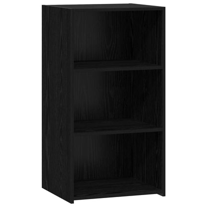 Dressoir Zwart eiken 50 x 41 x 93 cm Bewerkt hout