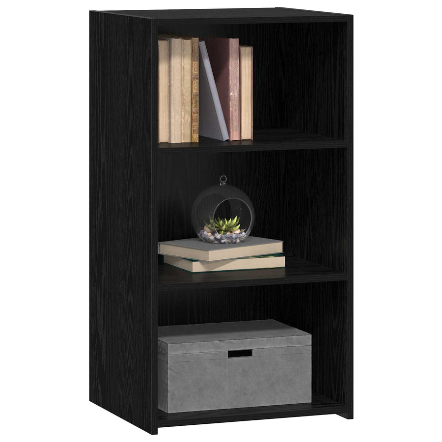 Dressoir Zwart eiken 50 x 41 x 93 cm Bewerkt hout