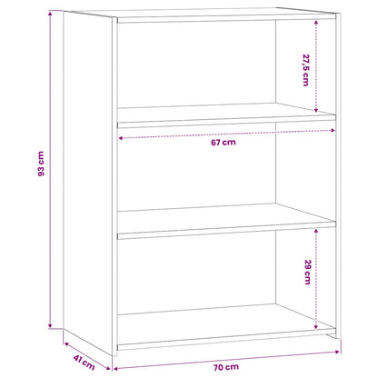 Dressoir Oud hout 70 x 41 x 93 cm Bewerkt hout