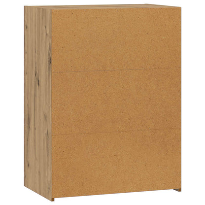 Dressoir Artisanaal eiken 70 x 41 x 93 cm Bewerkt hout
