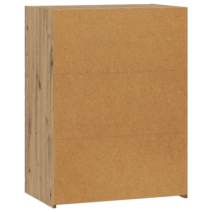 Dressoir Artisanaal eiken 70 x 41 x 93 cm Bewerkt hout